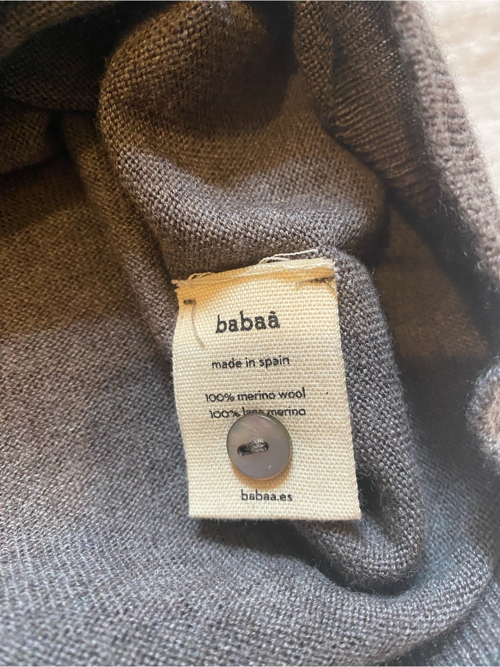 NEW - Babaa cardigan no 25 volcano - Picture 7 of 7